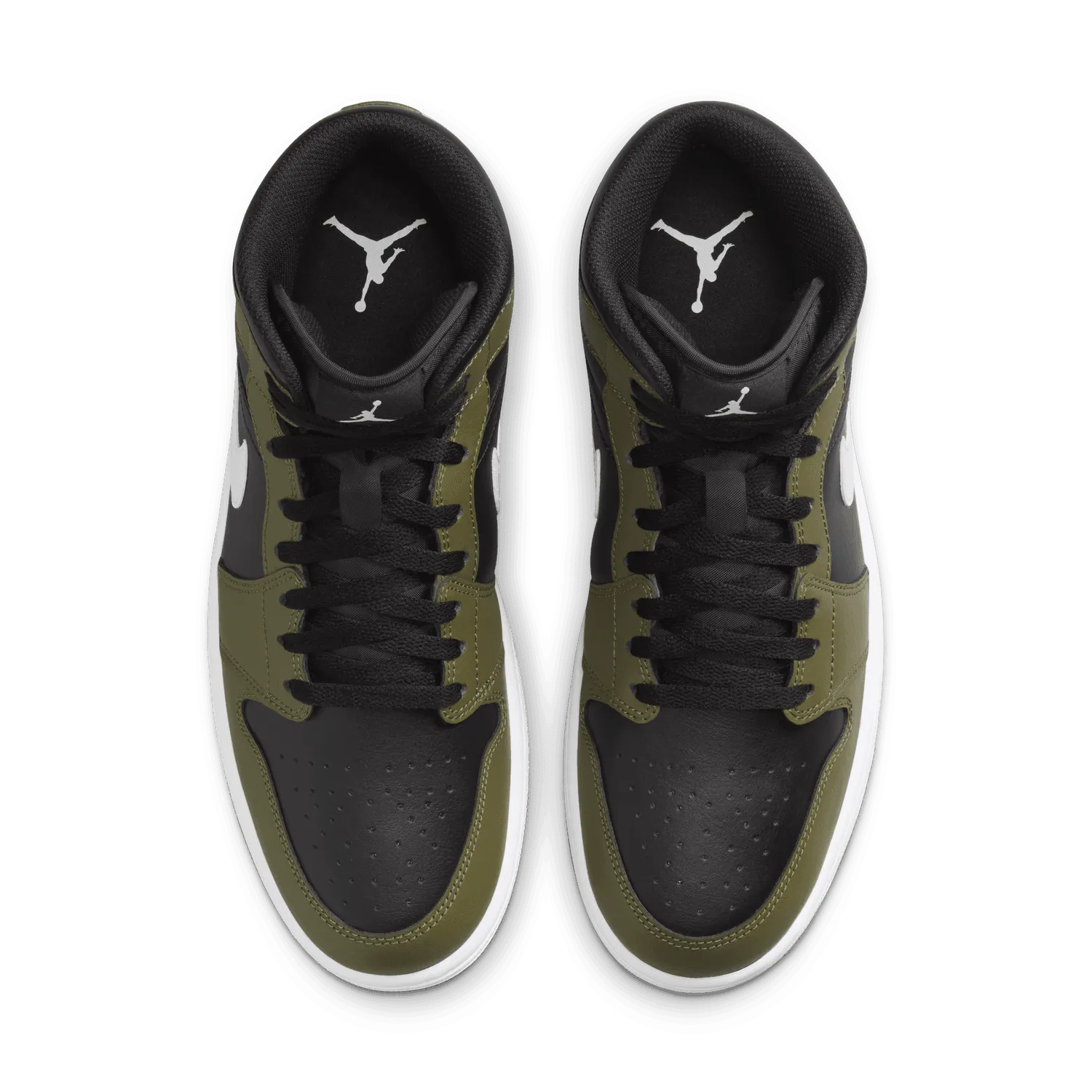 Air Jordan 1 Mid 'Black/Medium Olive'