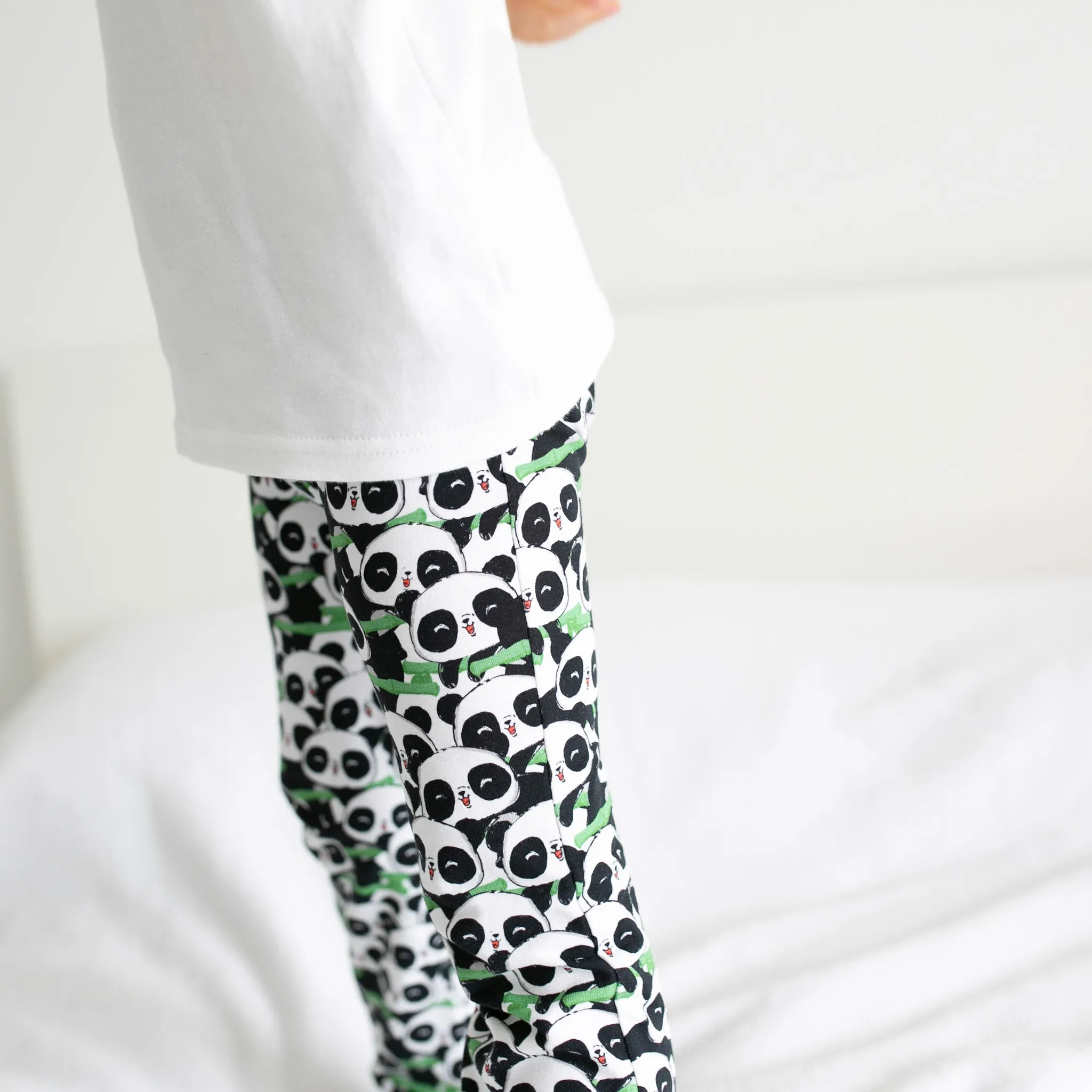 Bamboo Panda print Child & Baby Leggings 0-6 Years