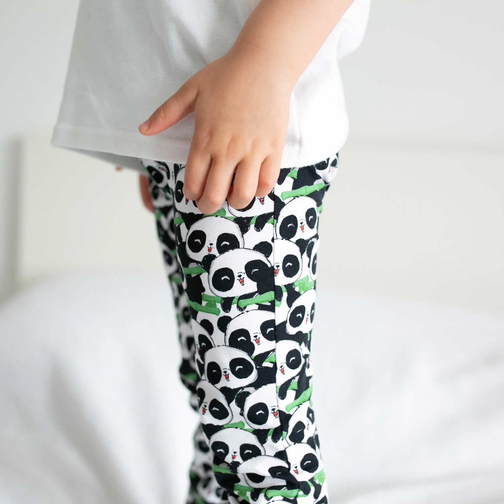 Bamboo Panda print Child & Baby Leggings 0-6 Years