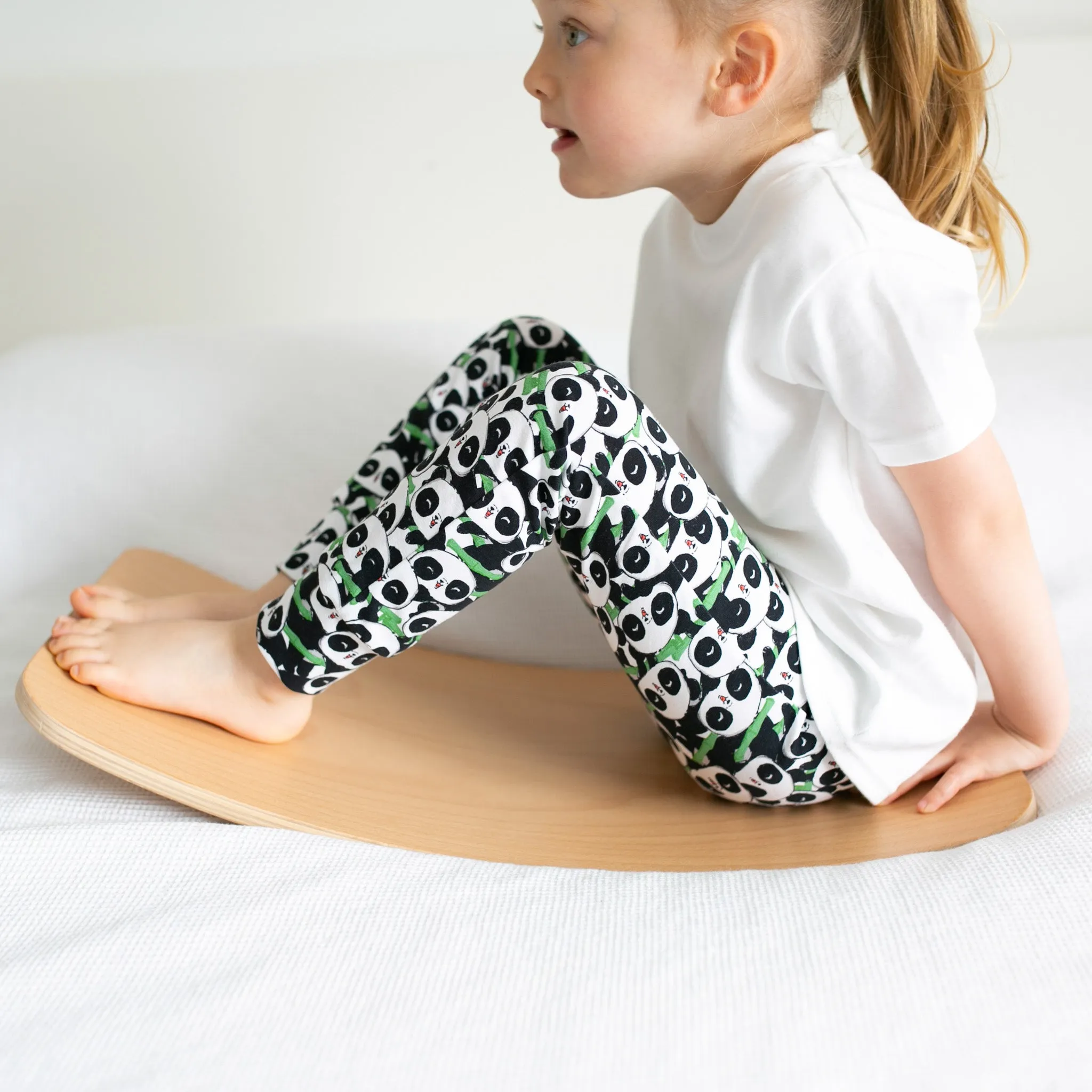 Bamboo Panda print Child & Baby Leggings 0-6 Years