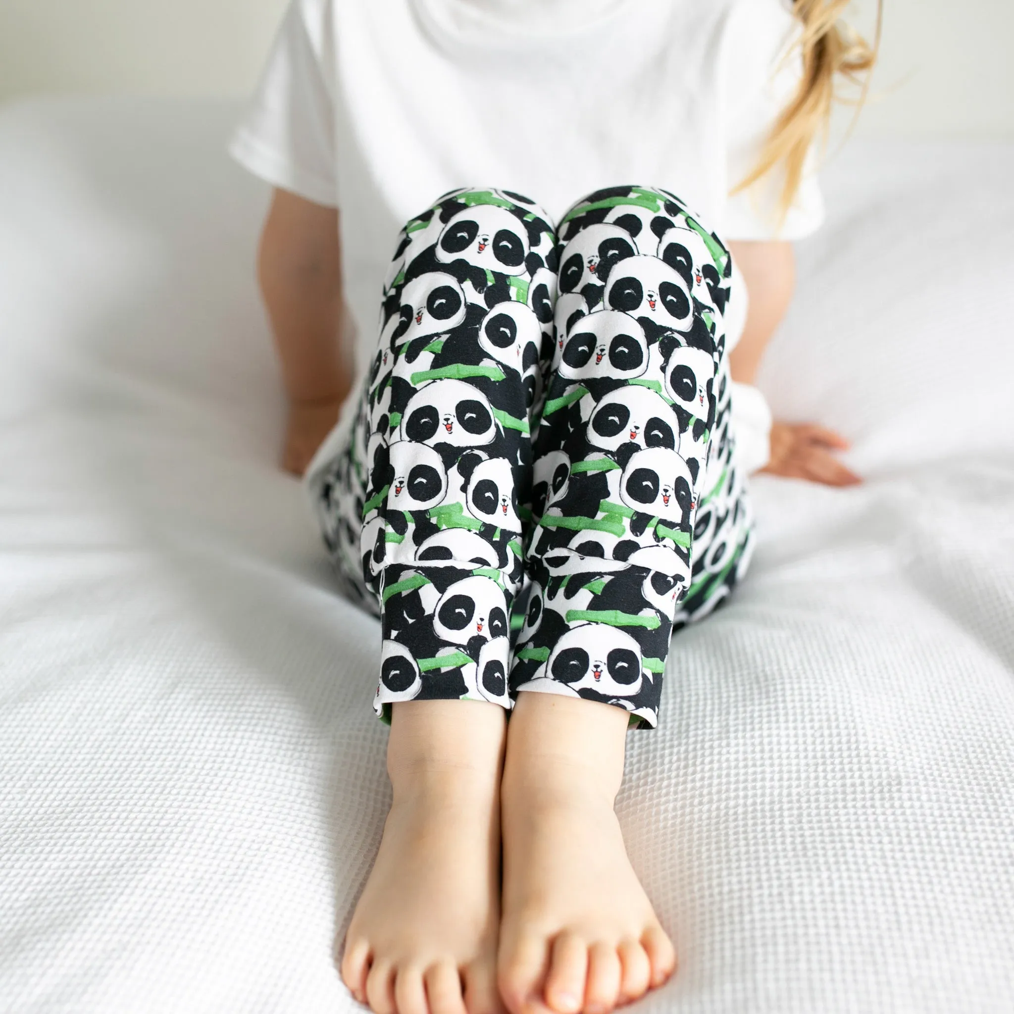 Bamboo Panda print Child & Baby Leggings 0-6 Years