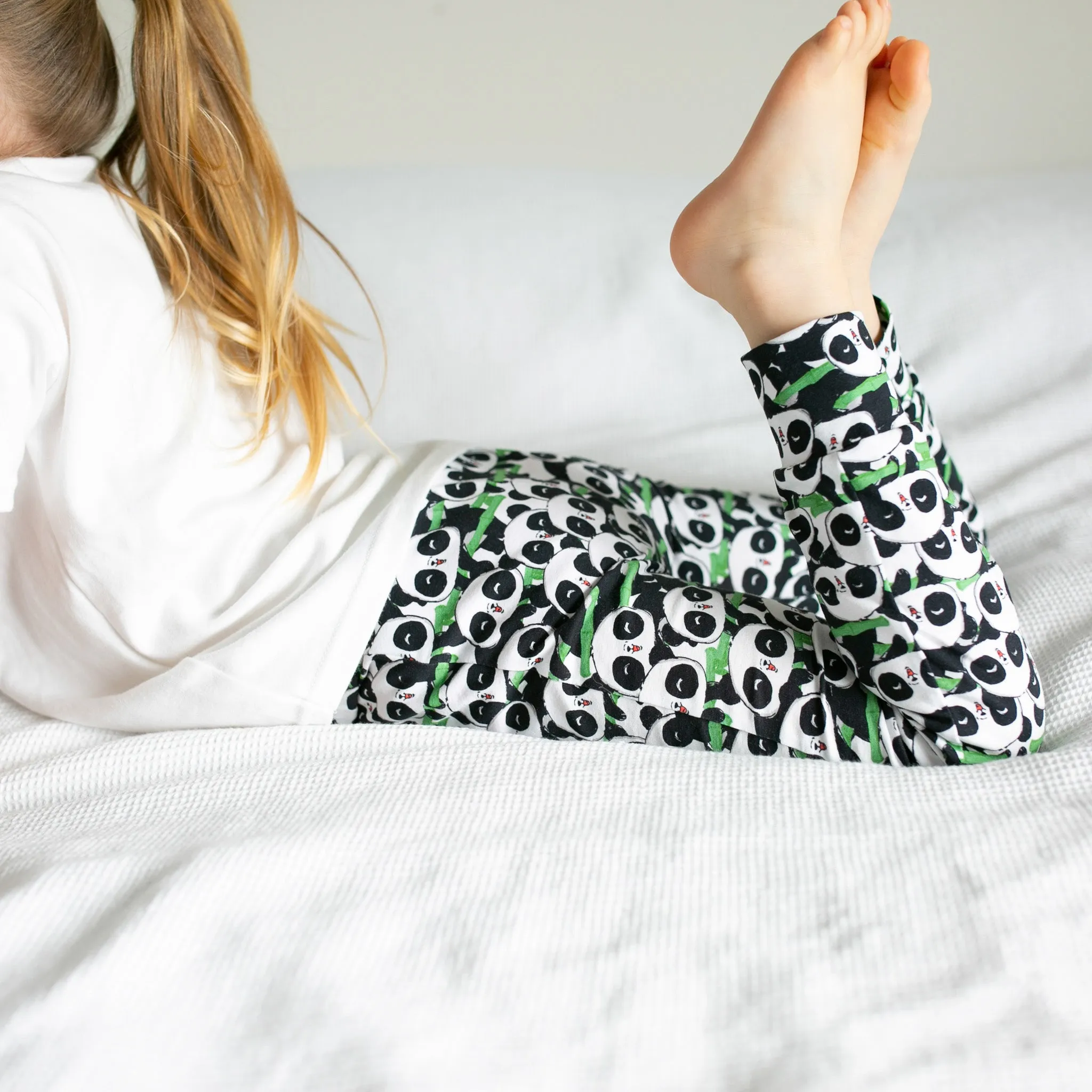 Bamboo Panda print Child & Baby Leggings 0-6 Years