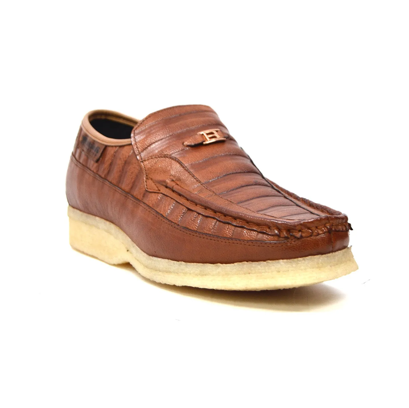 Brick Premium Imported Leather Slip-On Shoe with Ultimate Comfort and Style