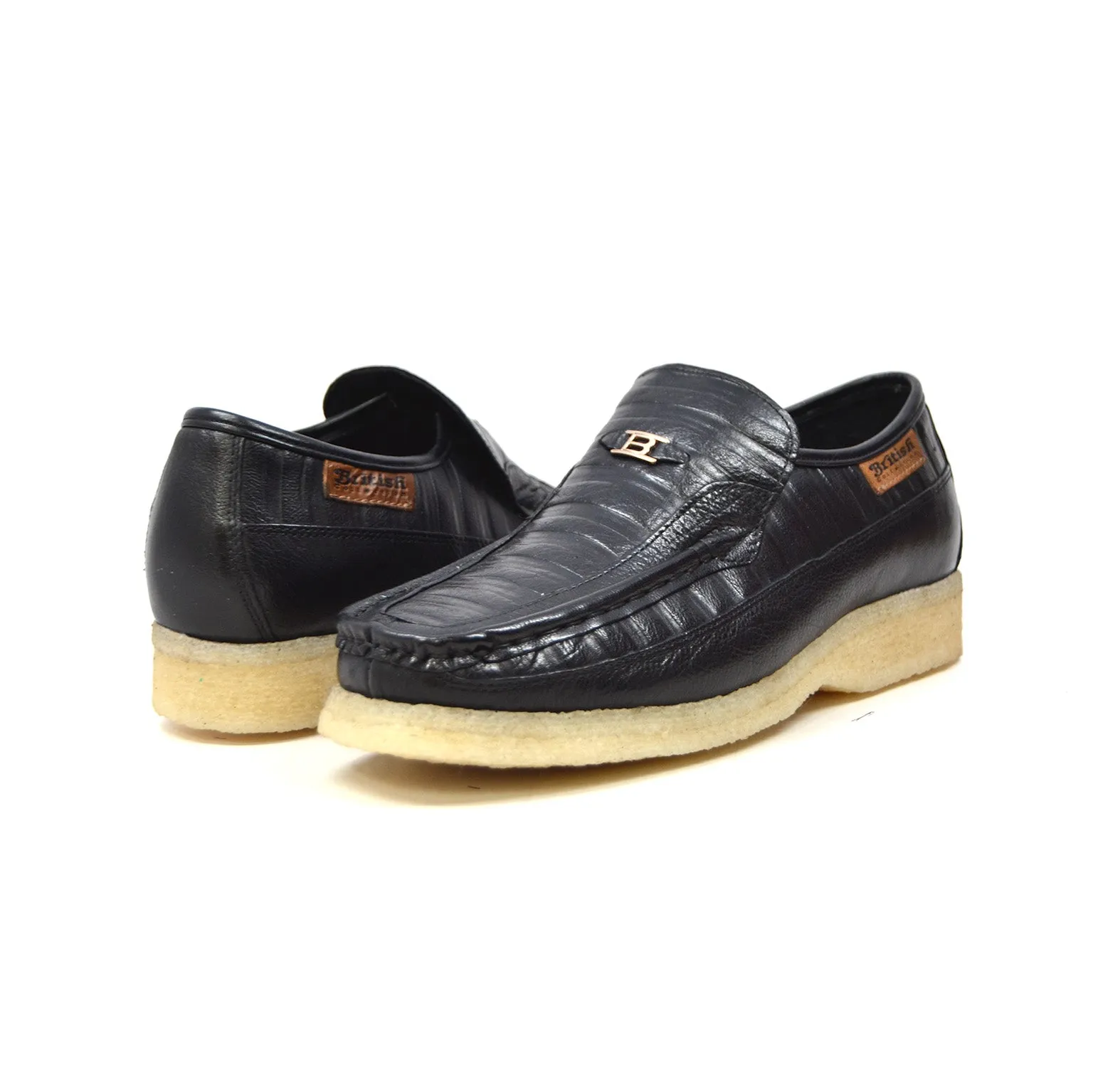 Brick Premium Imported Leather Slip-On Shoe with Ultimate Comfort and Style