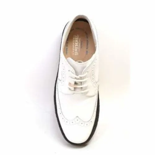 British Walkers Wingtips Limited Men's All White Leather High Tops