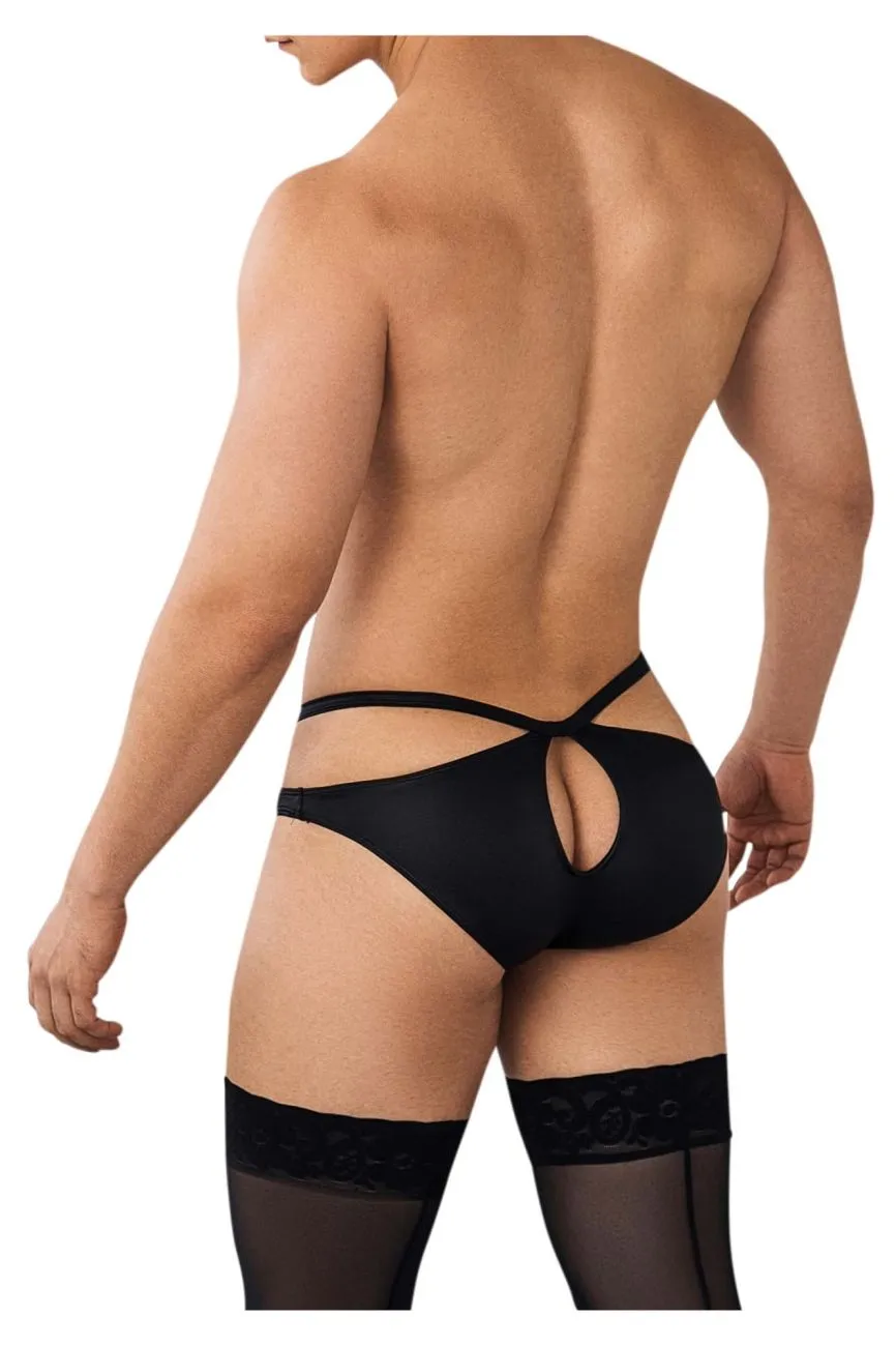 CandyMan 99632 Cut out Briefs Color Black