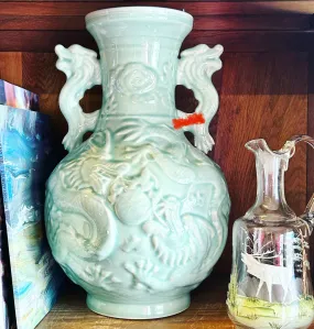 Celadon Dragon Vase