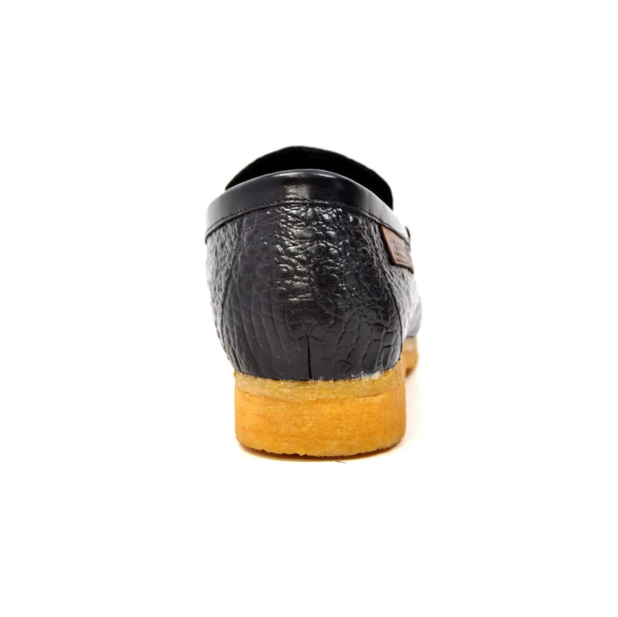 Chain Low Cut Stylish and Comfortable Croc Leather Slip-on with Crepe Sole