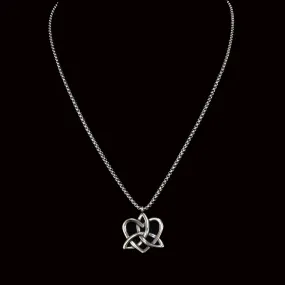 Ferdo Stainless Steel Necklace with Trinity Pendant