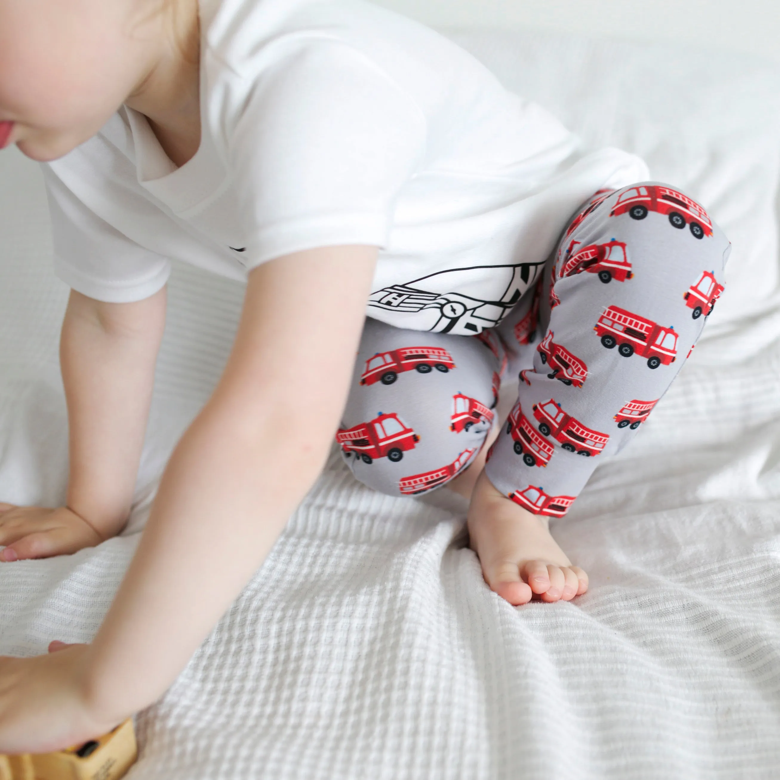 Fire engine leggings