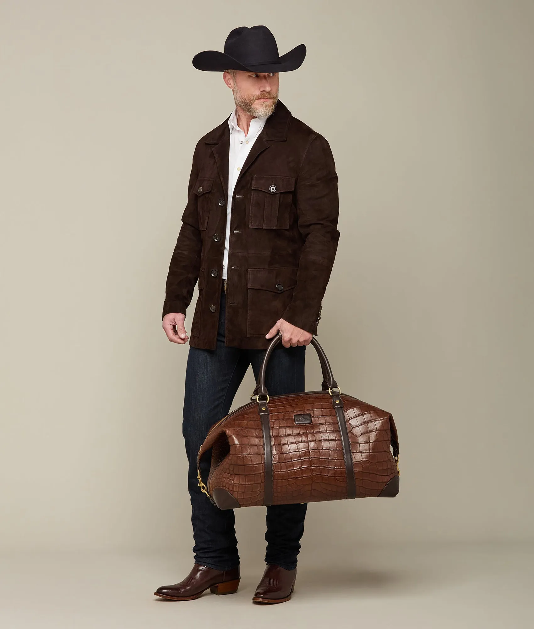 Giant Gator Duffle – Large :: Chocolate