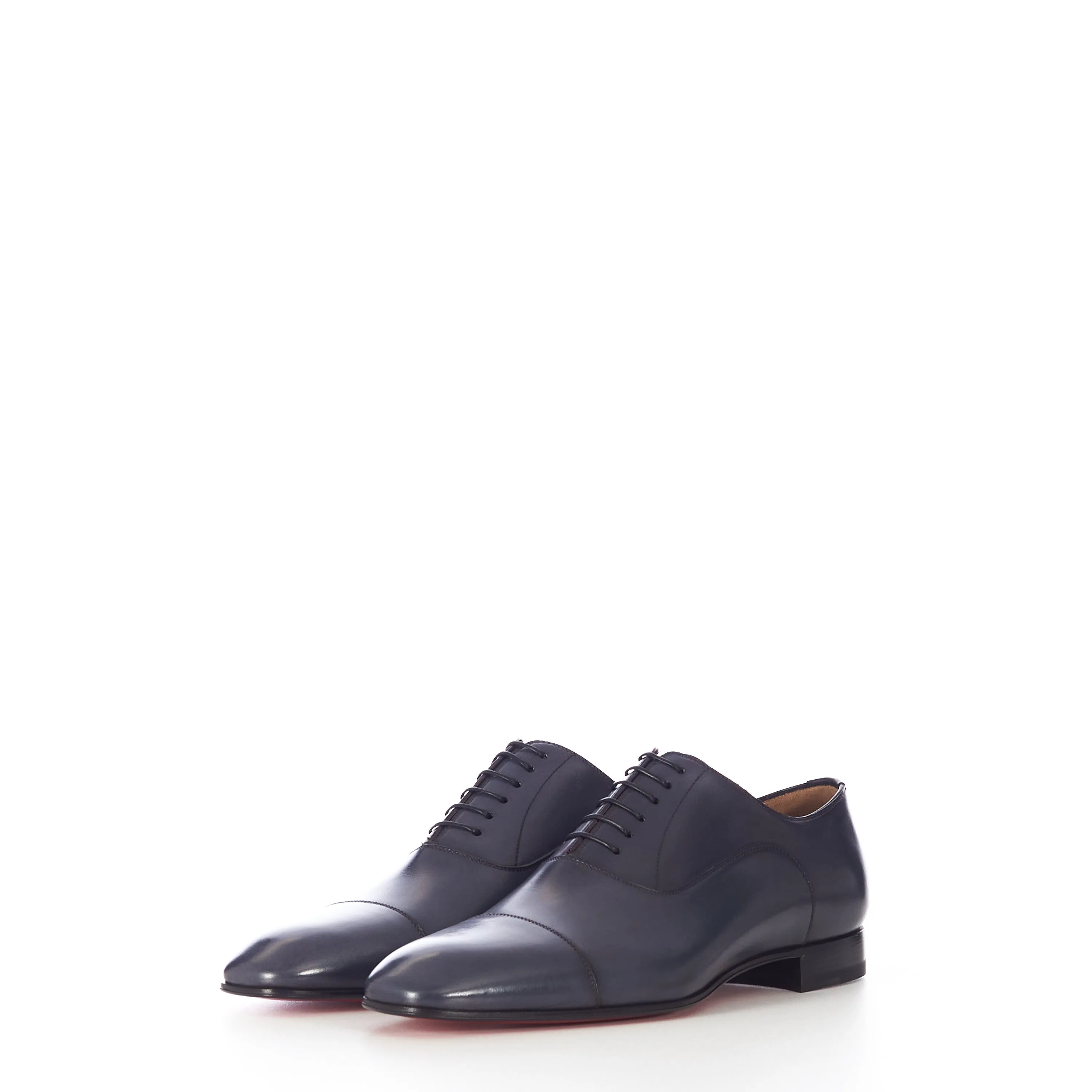 Greggo Oxford Shoes In Islande Anthracite Leather