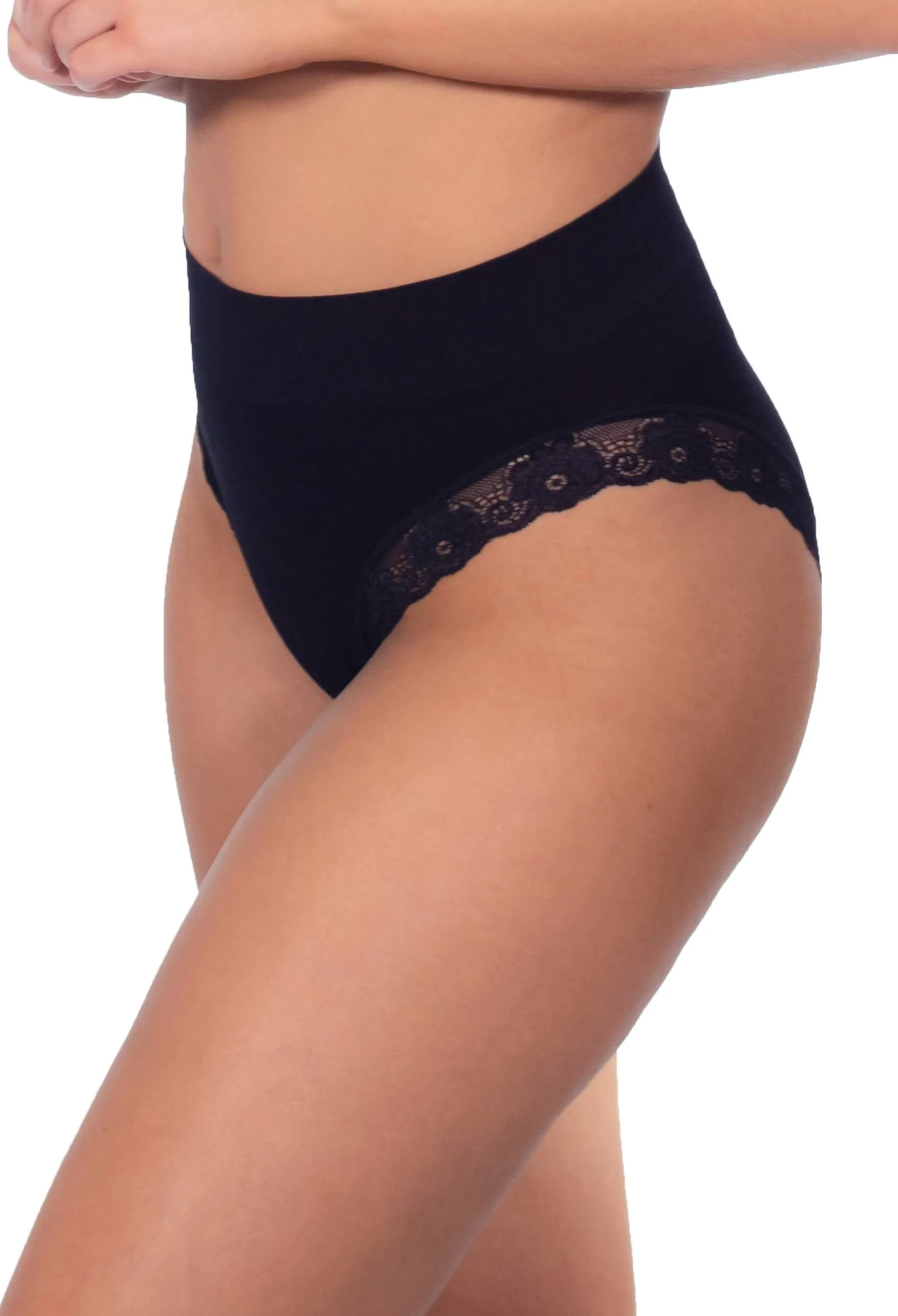 Invisible Lace Contour High Cut Brief - 7 Pack