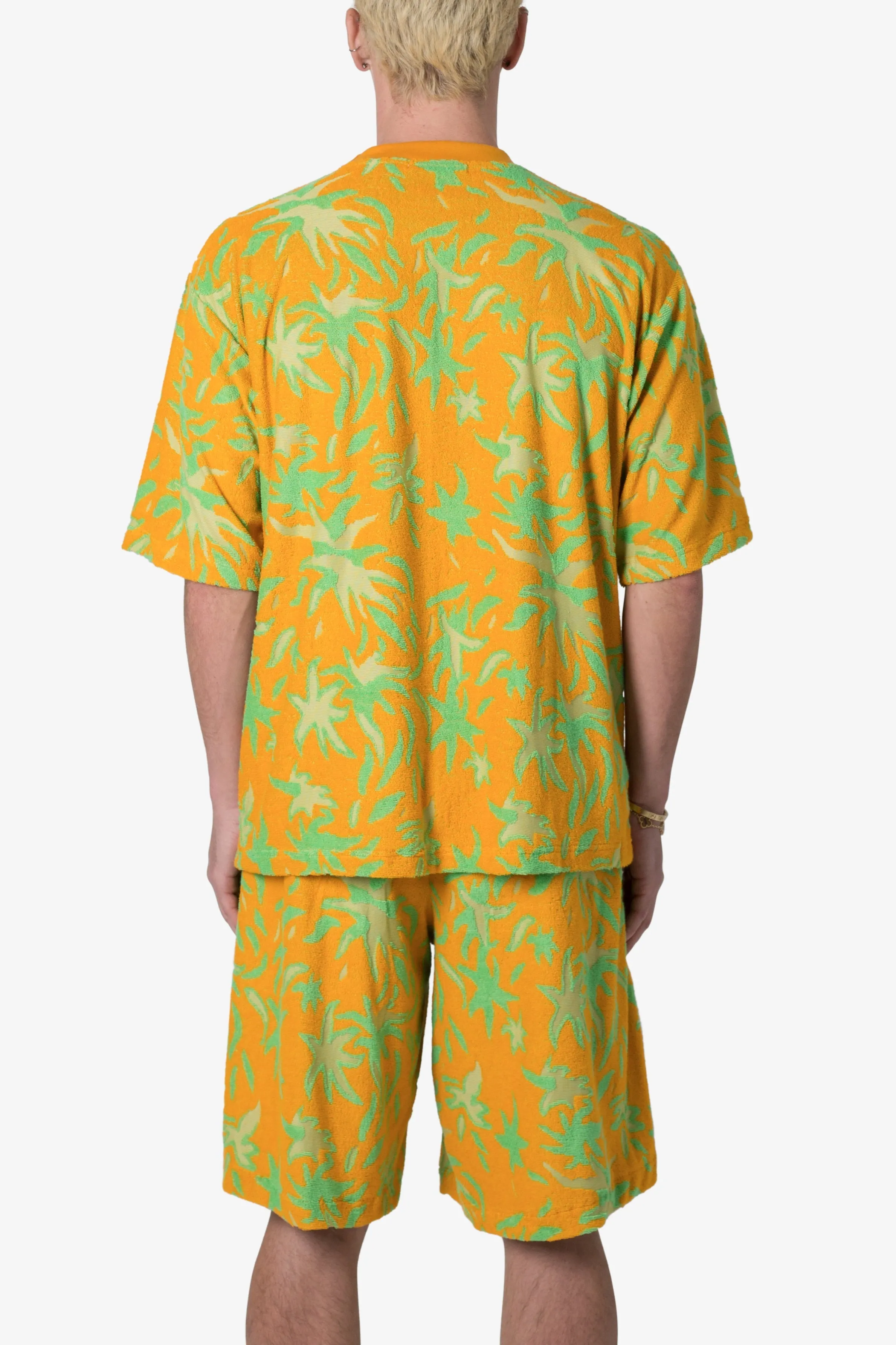 Jacquard Terry Shirt - Yellow/Green