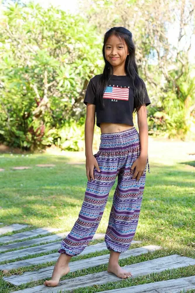 KIDS BOHO HAREM PANTS