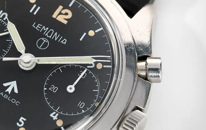 Lemania Issued Mono Pusher Chronograph Royal Air Force