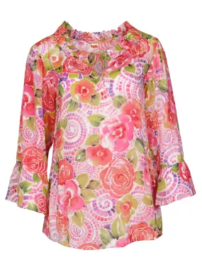 Mosaic Georgette Emily Blouse - SALE RACK Final Sale