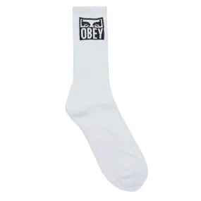 Obey Eyes Icon Socks - White