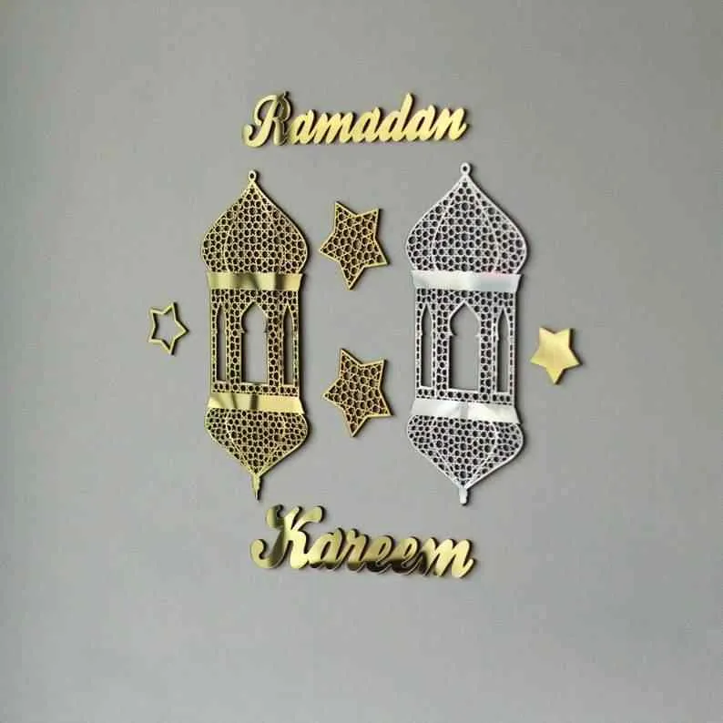 Ramadan Kareem Islamic Gift Islamic Wall Art Wooden Decor