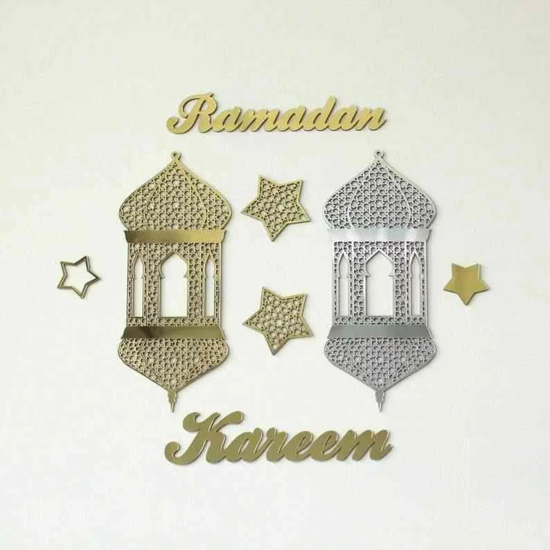 Ramadan Kareem Islamic Gift Islamic Wall Art Wooden Decor