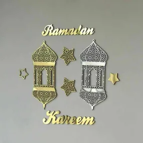 Ramadan Kareem Islamic Gift Islamic Wall Art Wooden Decor