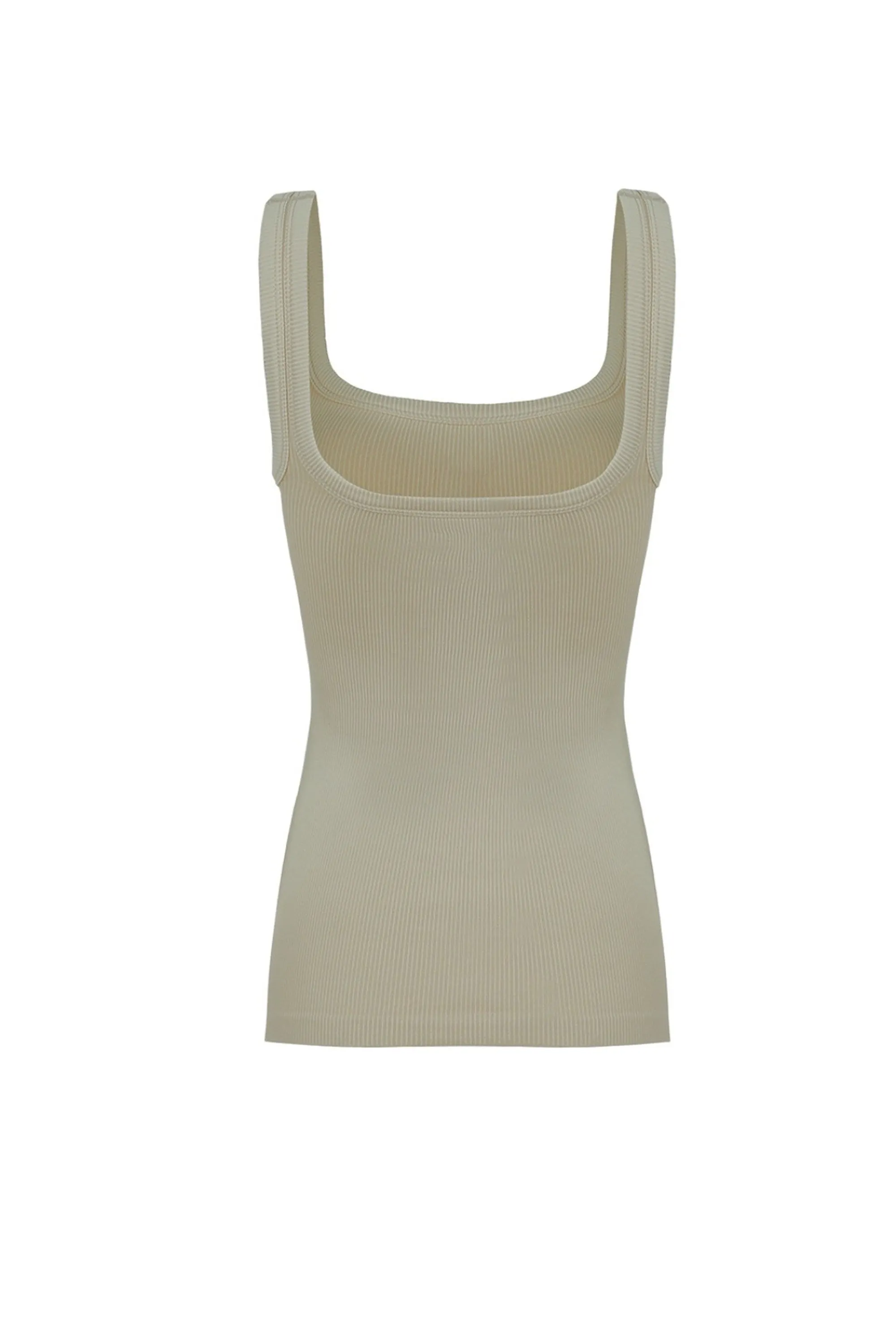 Ribbed Wide Strap Top