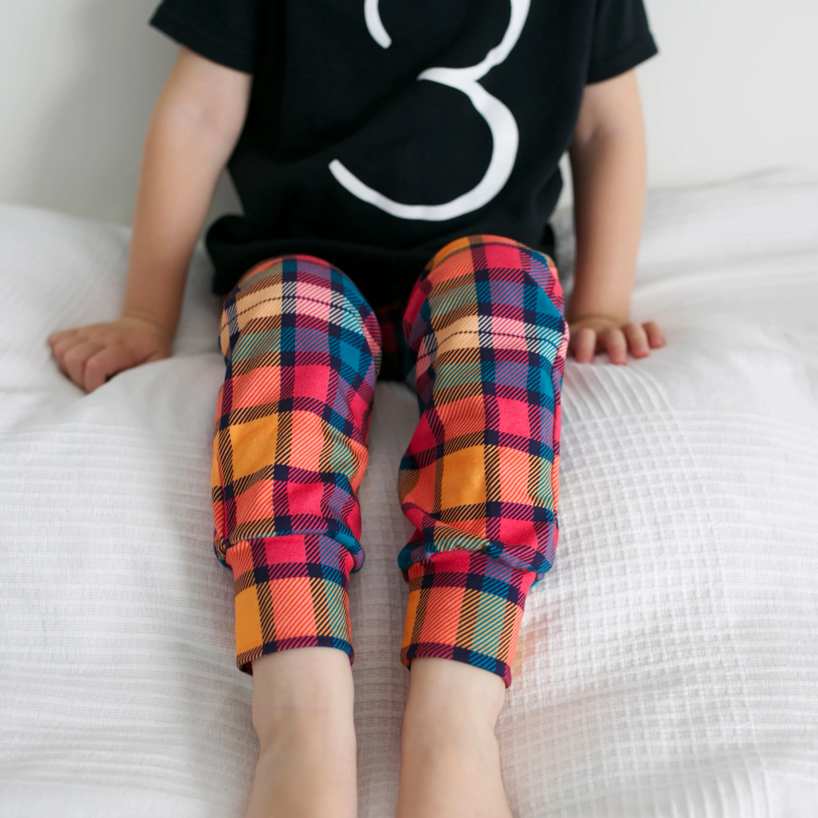 Sunset Tartan Leggings 0-9 Years