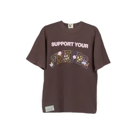 SUPPORT YOUR FRIENDS FLORAL TEE