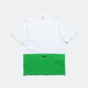 T-Shirt x UP THERE - White/Fern Green