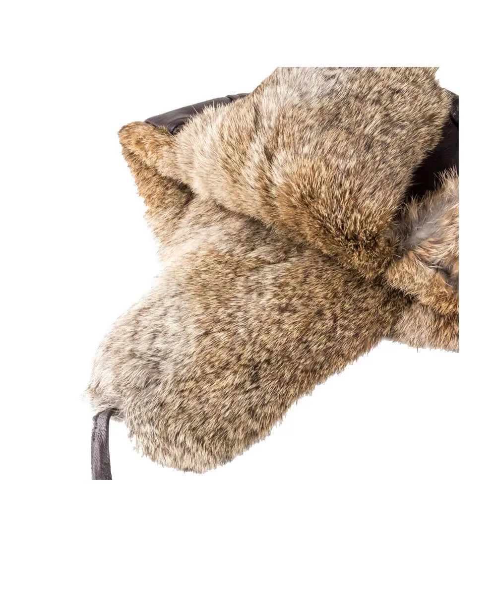 UGG Rabbit Fur Aviator Hat