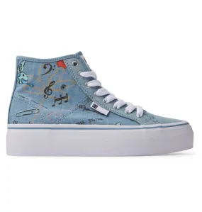 Women's Manual Hi Platform High-Top Shoes